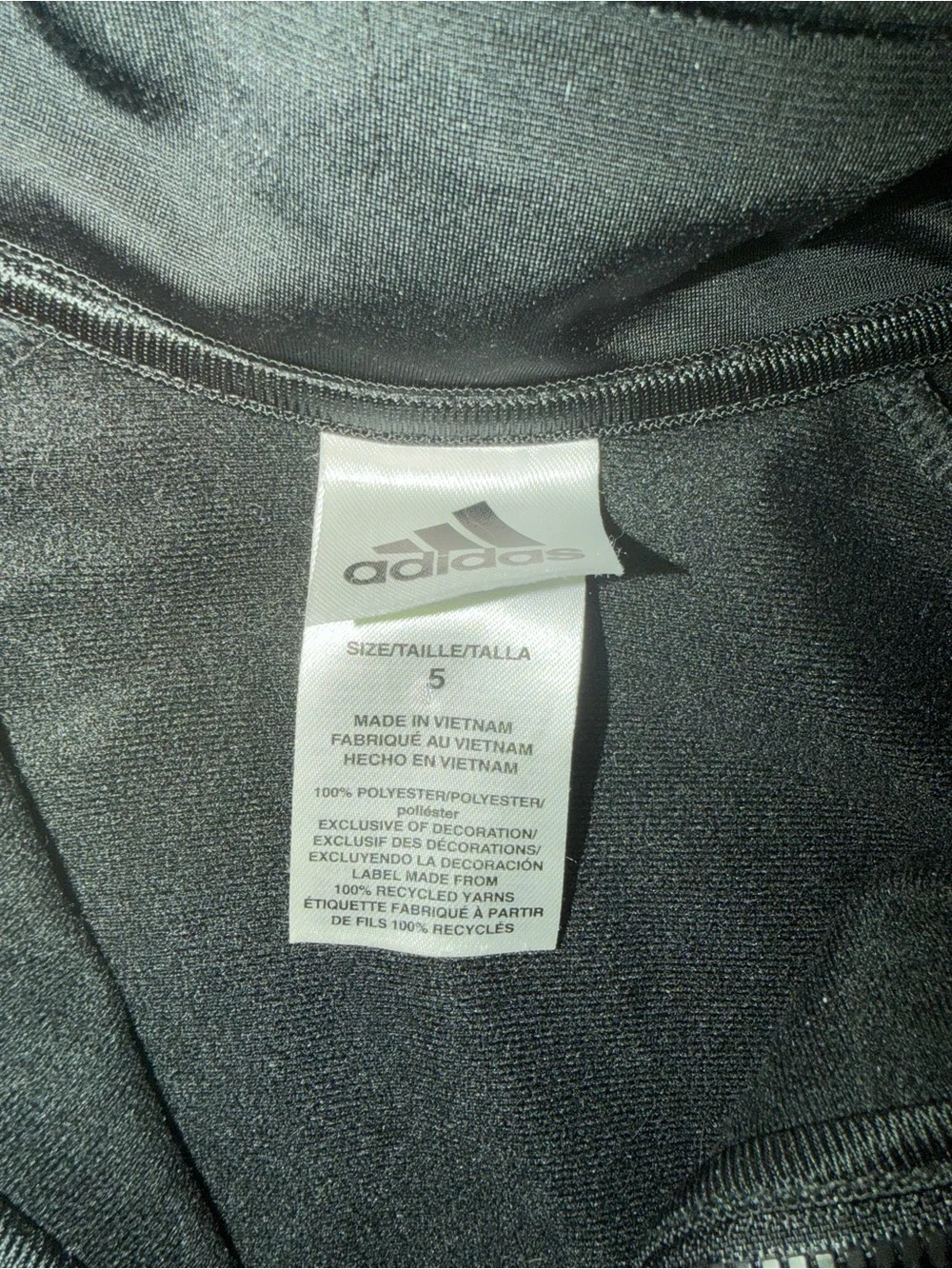 Adidas Black Athletic Track Pants and Jacket